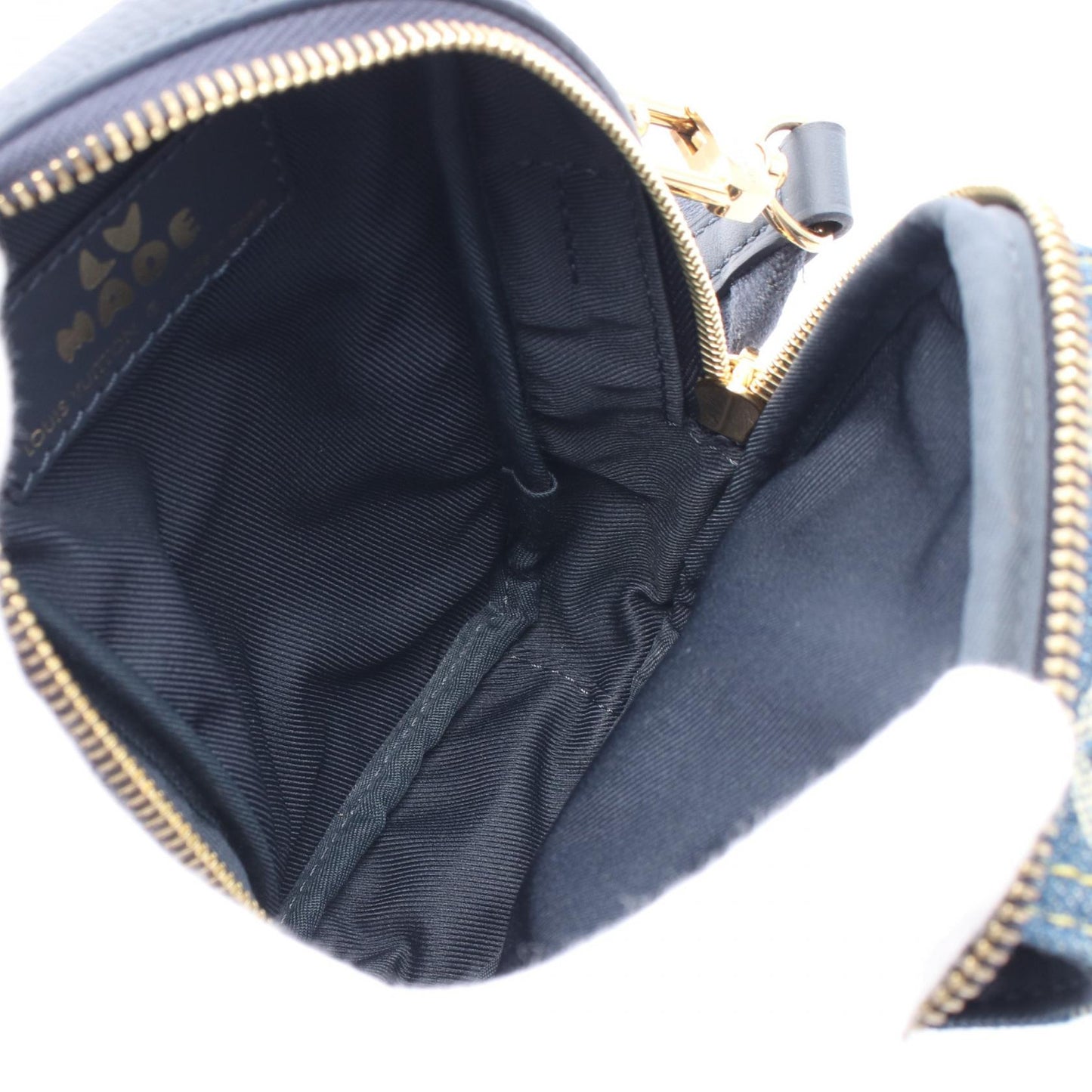 Louis Vuitton Double Phone Pouch Monogram Denim Shoulder Bag