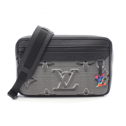 Louis Vuitton Expandable Leather Nylon Shoulder Bag
