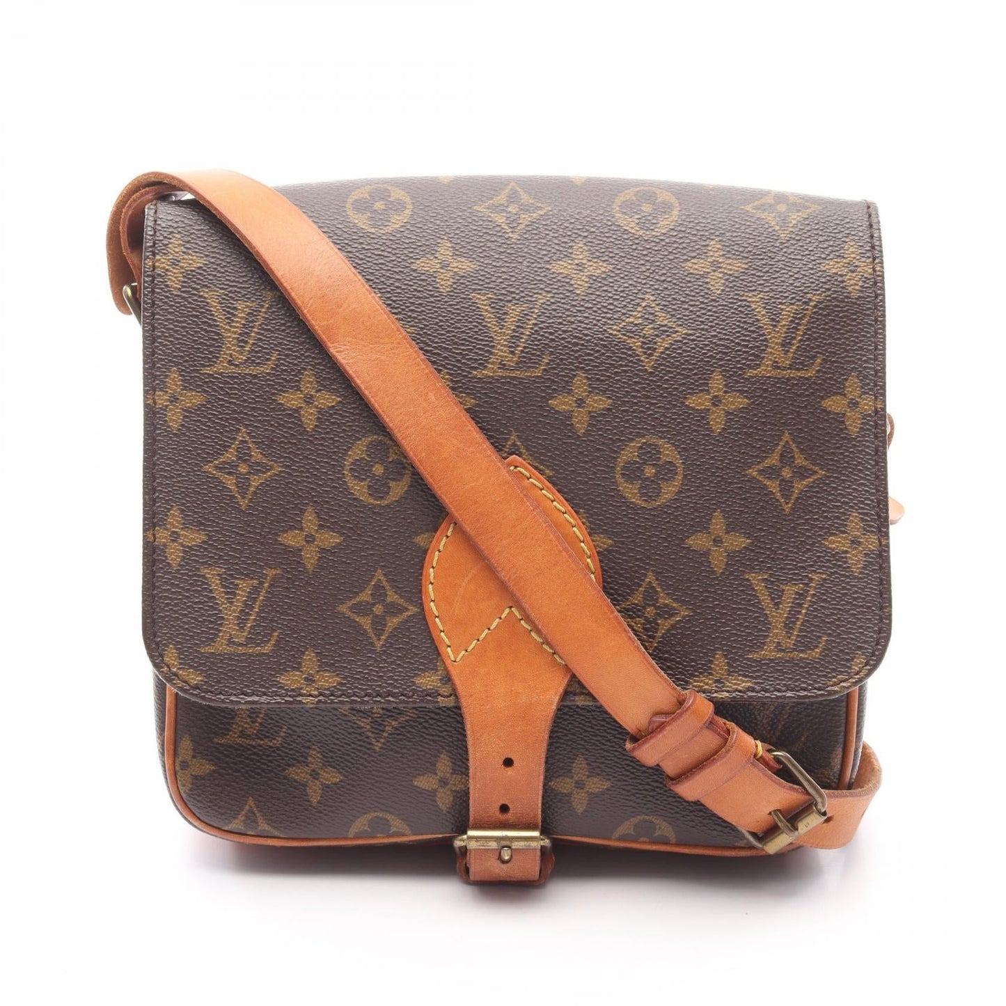 Louis Vuitton Cartouchiere MM Monogram Shoulder Bag