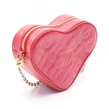 Louis Vuitton Heart on Chain Leather Shoulder Bag
