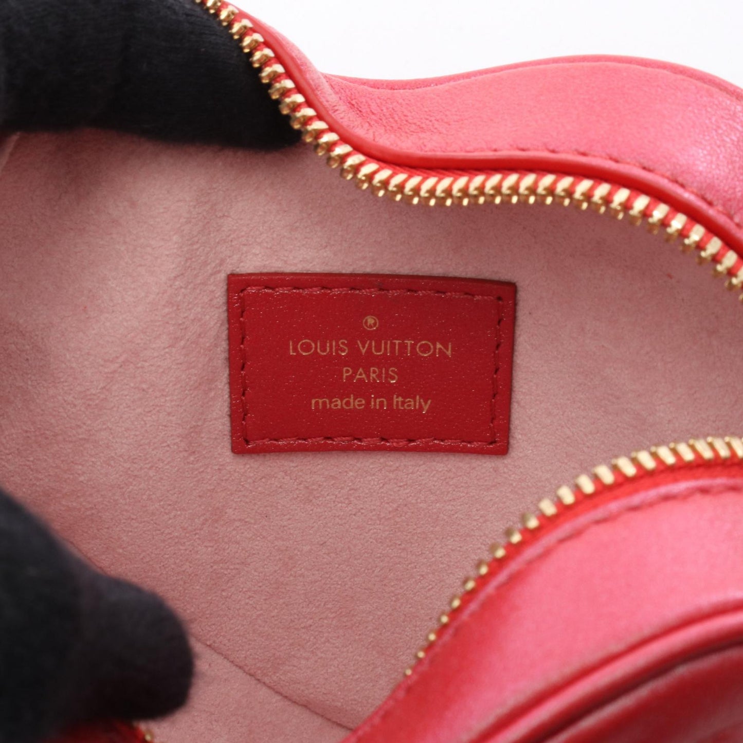 Louis Vuitton Heart on Chain Leather Shoulder Bag