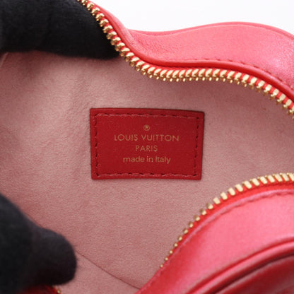 Louis Vuitton Heart on Chain Leather Shoulder Bag