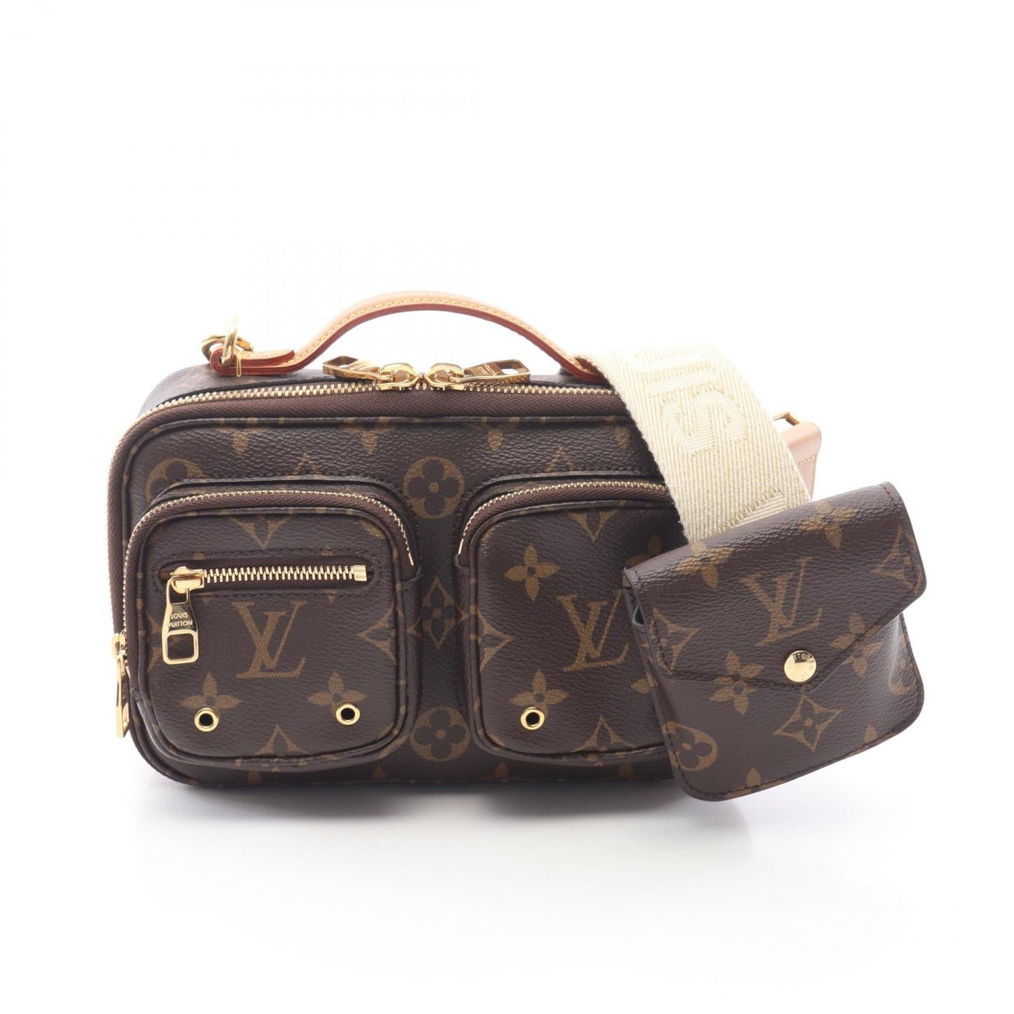 Louis Vuitton Utility Monogram Coated Canvas Shoulder Bag