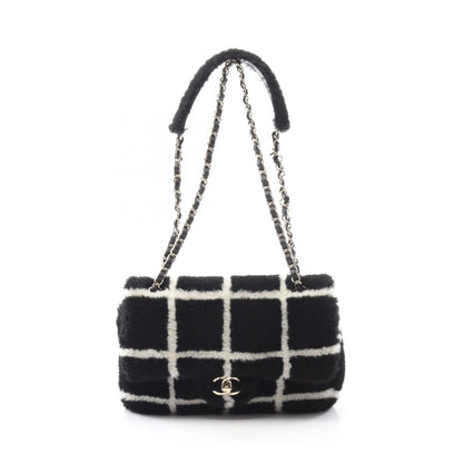 Chanel Coco Mark Shearling Shoulder Bag
