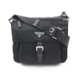 Prada VELA Nylon Saffiano Leather Shoulder Bag