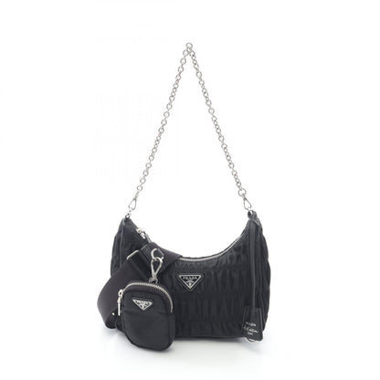 Prada Re-Edition 2006 Nylon Saffiano Leather Shoulder Bag