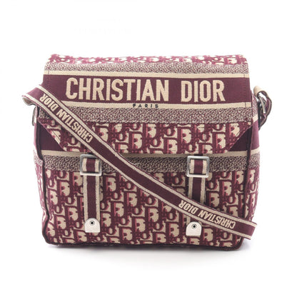 Dior Diorcamp Oblique Canvas Leather Shoulder Bag