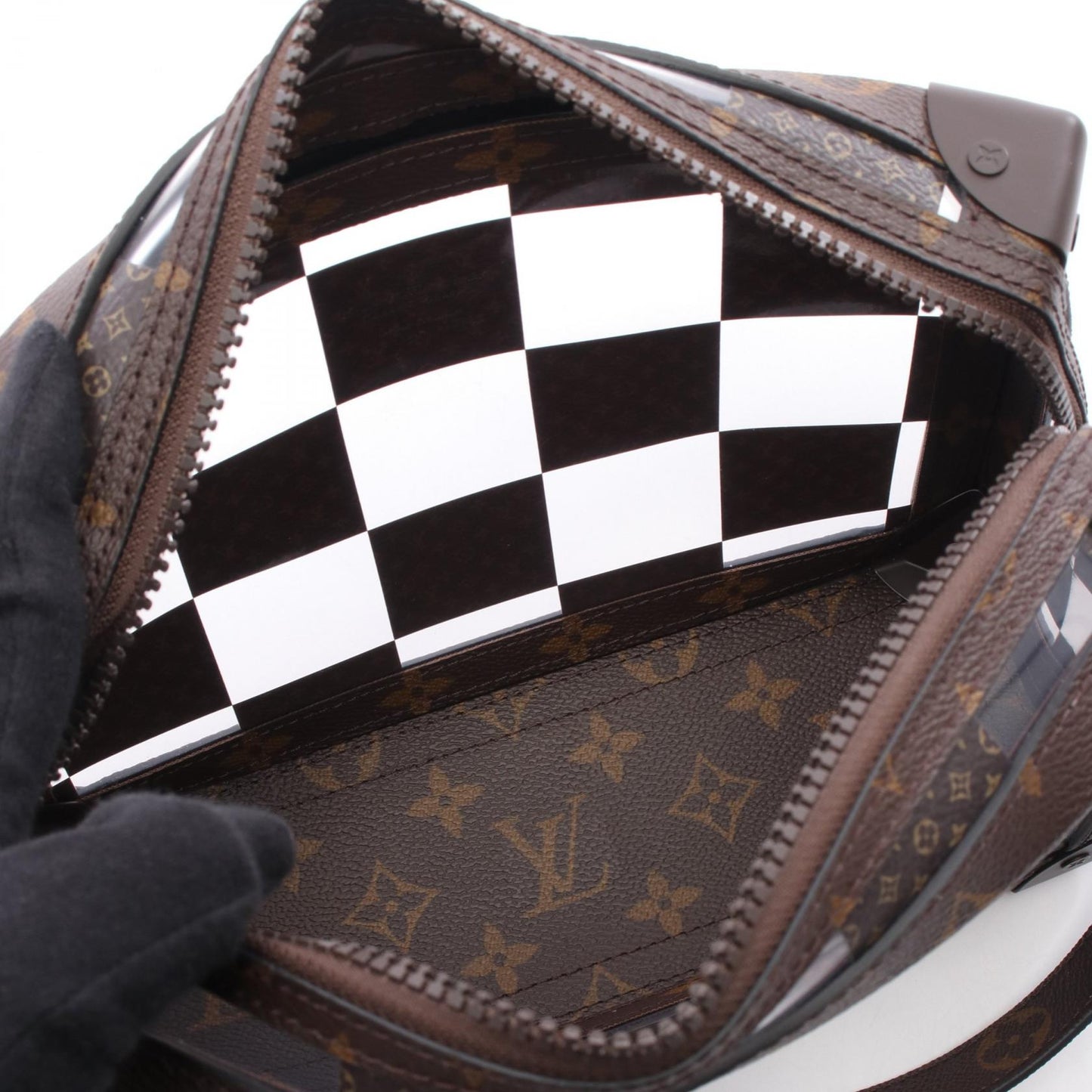 Louis Vuitton Slim Soft Trunk Monogram Shoulder Bag