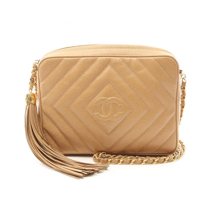 Chanel Coco Mark Grained Calfskin Shoulder Bag