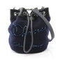 Chanel Embroidery Wool Leather Shoulder Bag