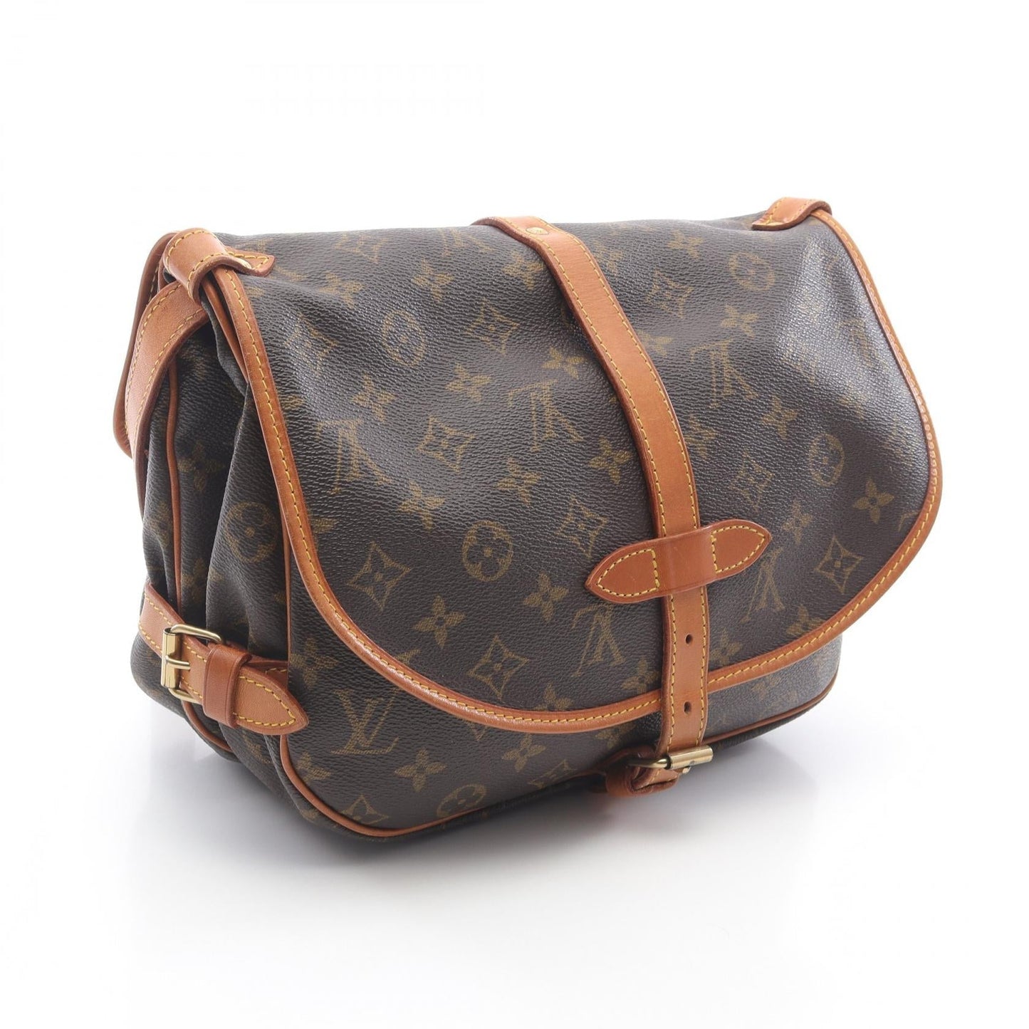 Louis Vuitton Saumur 30 Monogram Coated Canvas Shoulder Bag