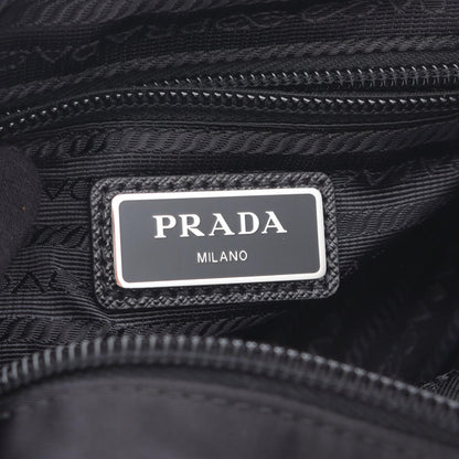 Prada TESSUTO+SAFFIANO Nylon Saffiano Leather Shoulder Bag