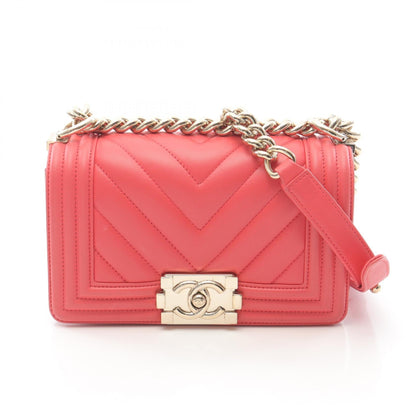 Chanel Boy Chanel Lambskin Shoulder Bag