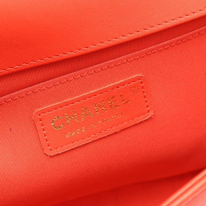 Chanel Boy Chanel Lambskin Shoulder Bag
