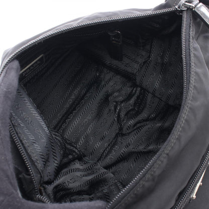 Prada Nylon Leather Shoulder Bag