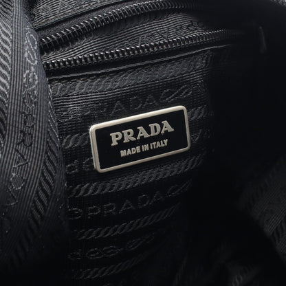 Prada Nylon Leather Shoulder Bag