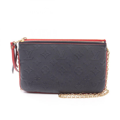 Louis Vuitton Pochette Double Zip Monogram Empreinte 2way Shoulder Bag