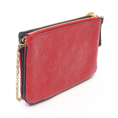 Louis Vuitton Pochette Double Zip Monogram Empreinte 2way Shoulder Bag