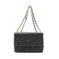 Chanel Coco Mark Bias Stitch Calf Shoulder Bag