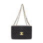 Chanel Deauville Matelasse 34 Lambskin Shoulder Bag