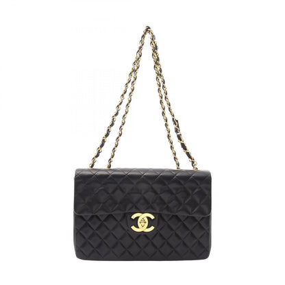 Chanel Deauville Matelasse 34 Lambskin Shoulder Bag