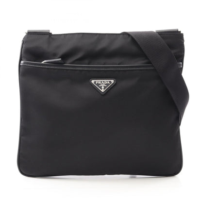 Prada TESSUTO + SAFFI Nylon Saffiano Leather Shoulder Bag