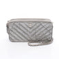 Chanel Chevron V Stitch Leather Shoulder Bag