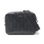 Dior CD Diamond PVC Coated Canvas Leather Shoulder Bag