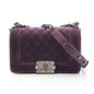 Chanel Boy Chanel Fabric Leather Shoulder Bag