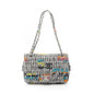 Chanel Matelassé Fabric Leather Shoulder Bag