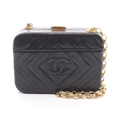 Chanel Coco Mark Diamond Stitch Lambskin Shoulder Bag