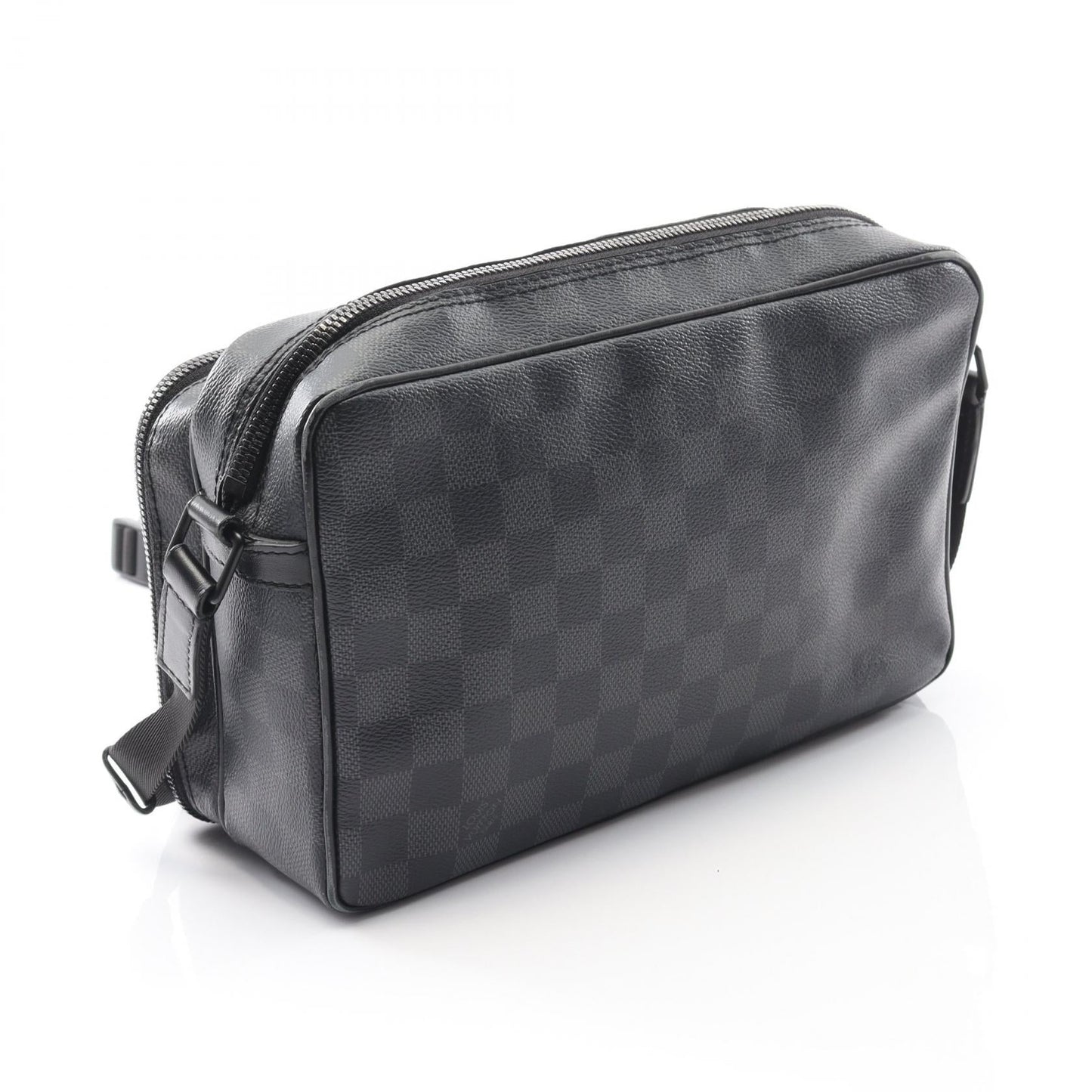 Louis Vuitton Utility Messenger Damier Graphite Coated Canvas Shoulder Bag