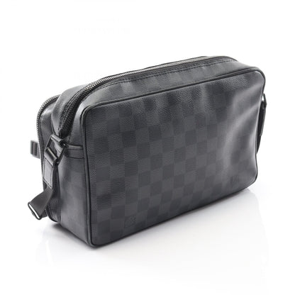 Louis Vuitton Utility Messenger Damier Graphite Coated Canvas Shoulder Bag