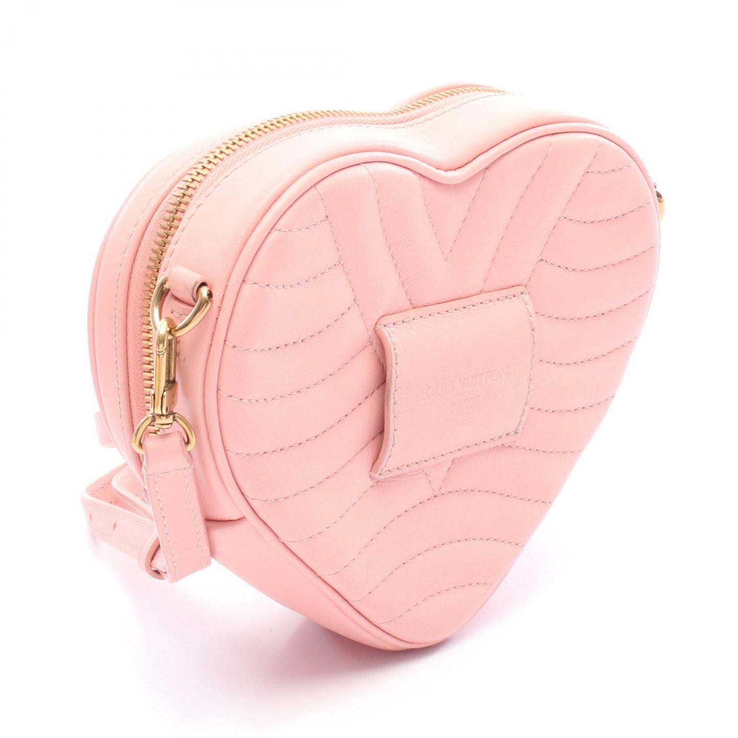 Louis Vuitton New Wave Heart Bag Love Lock Leather Shoulder Bag