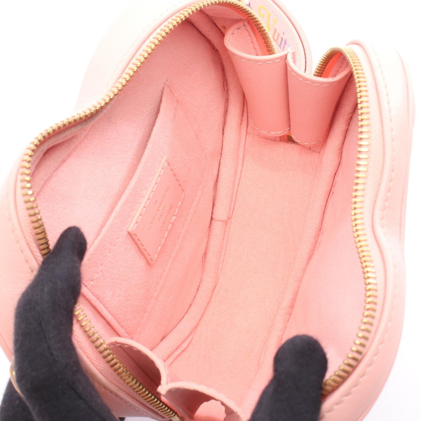 Louis Vuitton New Wave Heart Bag Love Lock Leather Shoulder Bag