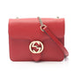 Gucci Interlocking G Leather Shoulder Bag