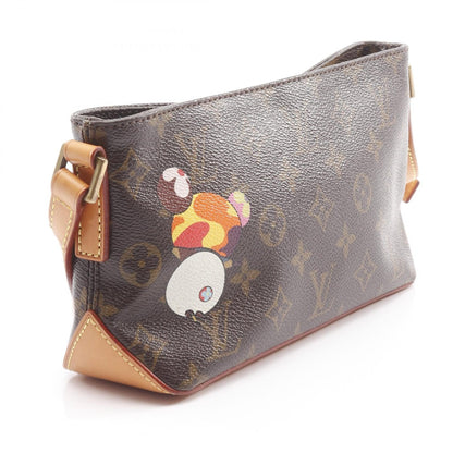 Louis Vuitton Trotteur Monogram Panda Coated Canvas Shoulder Bag