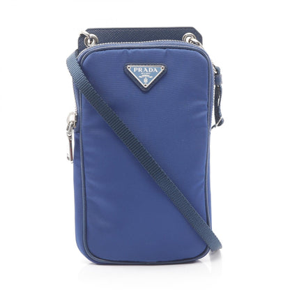 Prada TESSUTO Nylon Saffiano Leather Shoulder Bag