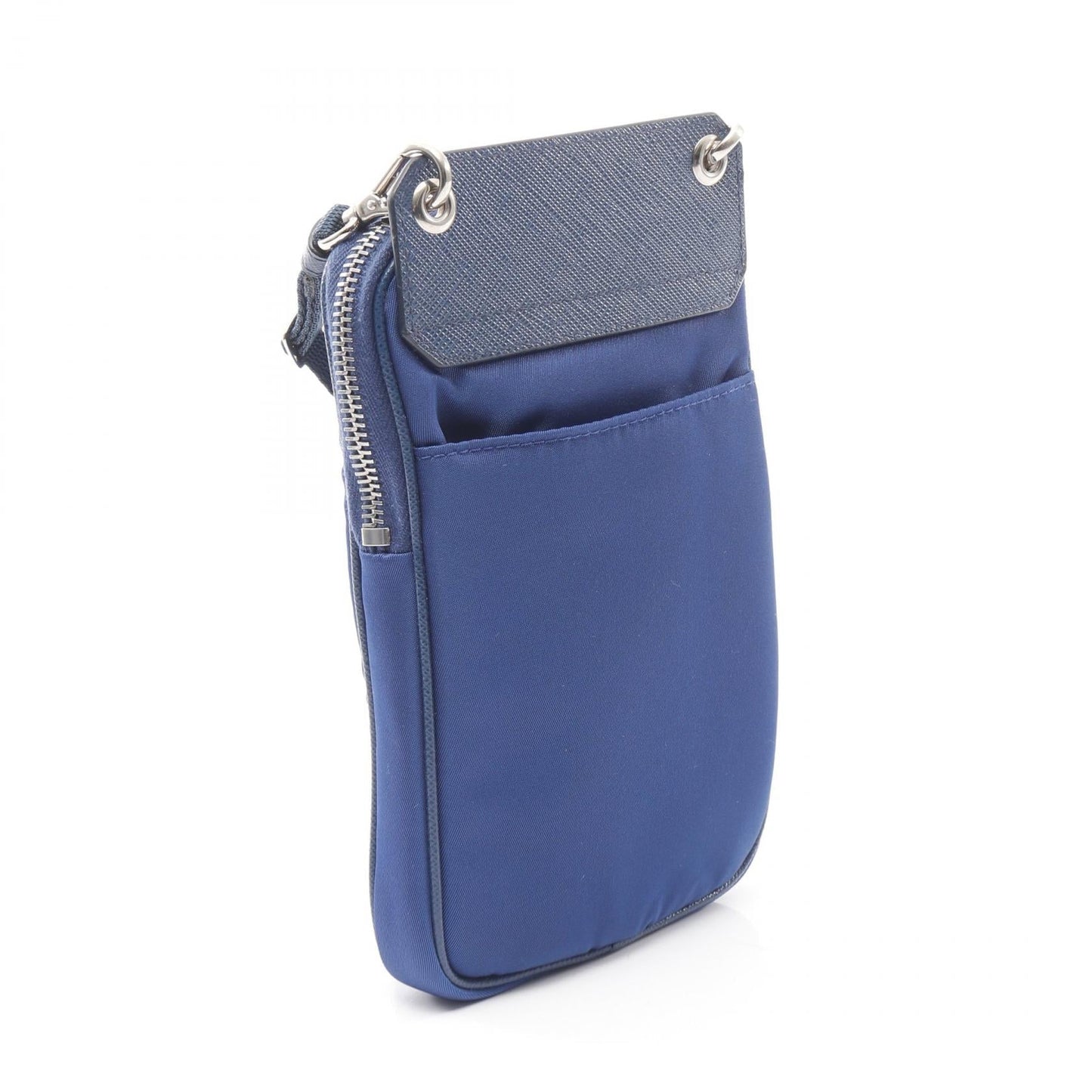Prada TESSUTO Nylon Saffiano Leather Shoulder Bag