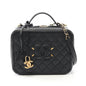 Chanel CC Filigree Matelassé Calf Shoulder Bag