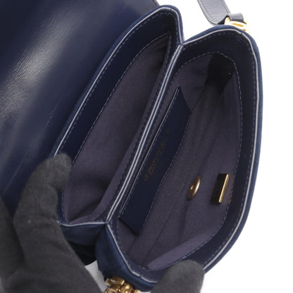 Chanel Matelasse Leather Suede Shoulder Bag