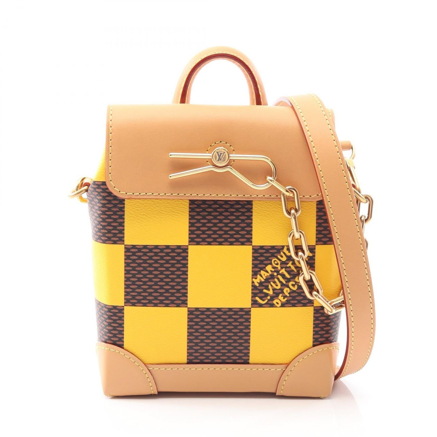 Louis Vuitton Nano Steamer Damier Shoulder Bag
