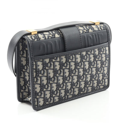 Dior 30 MONTAIGNE Oblique Jacquard Canvas Leather Shoulder Bag