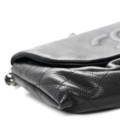 Caviar Half Moon Wallet On Chain WOC Black