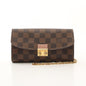Louis Vuitton Portefeuille Croisette Damier 2way Shoulder Bag