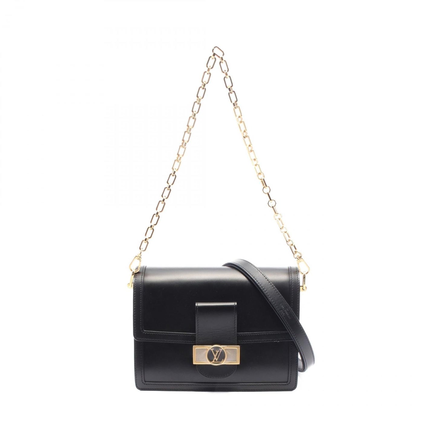 Louis Vuitton Dauphine MM Leather Shoulder Bag