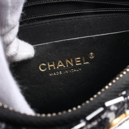 Chanel Coco Mark Fabric Shoulder Bag