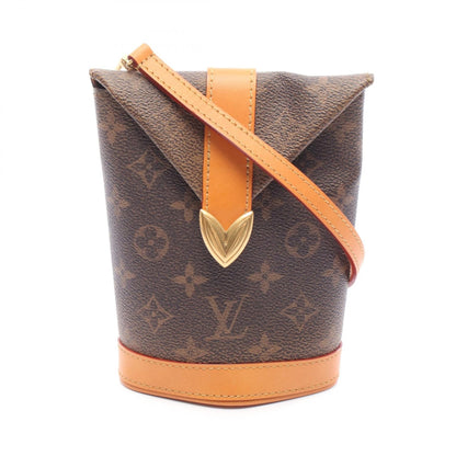 Louis Vuitton Envelope Pouch Coated Canvas Shoulder Bag