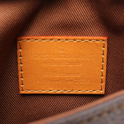 Louis Vuitton Envelope Pouch Coated Canvas Shoulder Bag