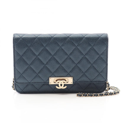 Chanel Matelasse Coco Lock Grained Calfskin Shoulder Bag